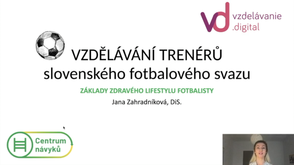 Základy zdravého lifestylu fotbalisty